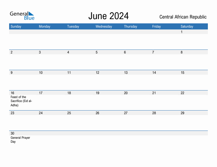 Fillable June 2024 Calendar