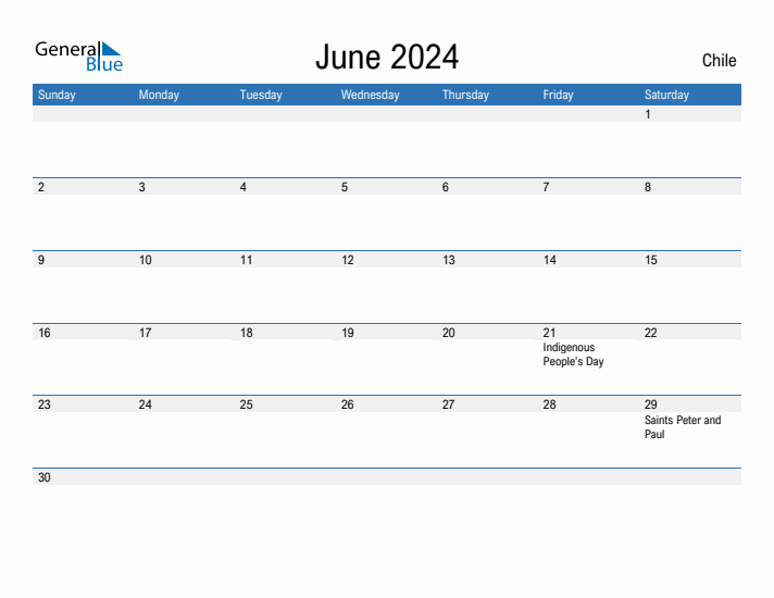 Fillable June 2024 Calendar