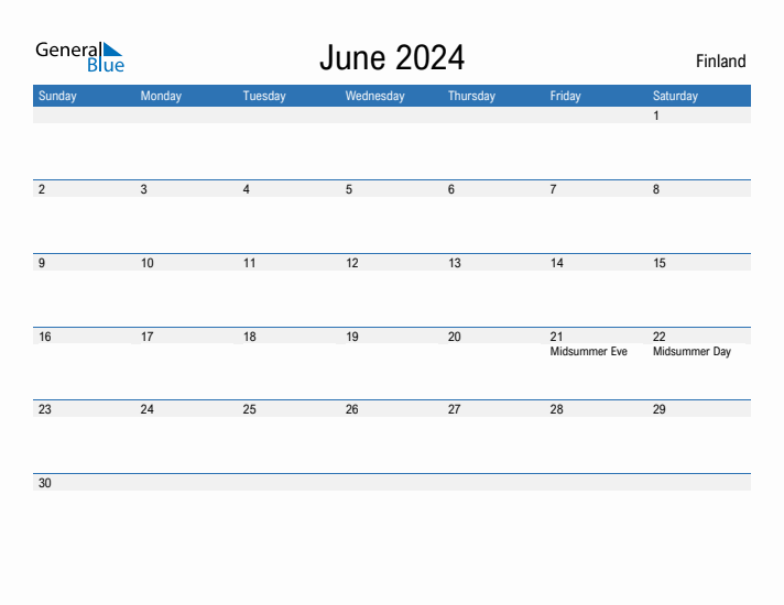 Fillable June 2024 Calendar