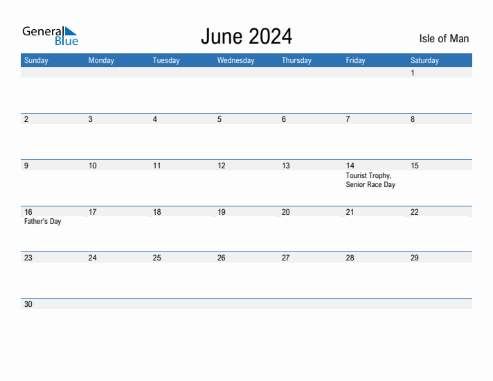 Fillable June 2024 Calendar