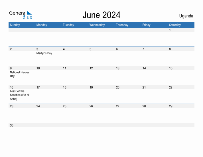 Fillable June 2024 Calendar