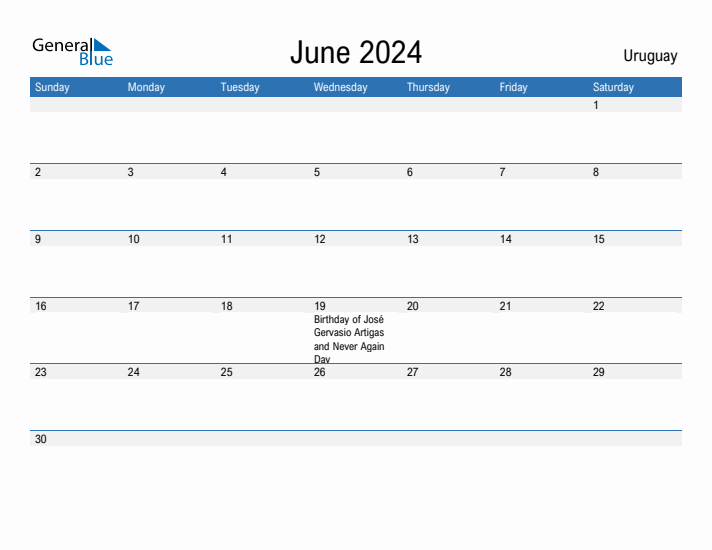 Fillable June 2024 Calendar