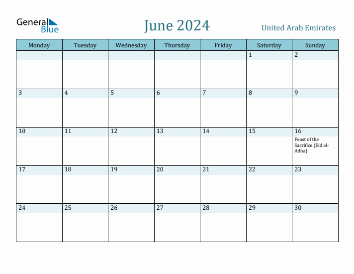 June 2024 Calendar with Holidays