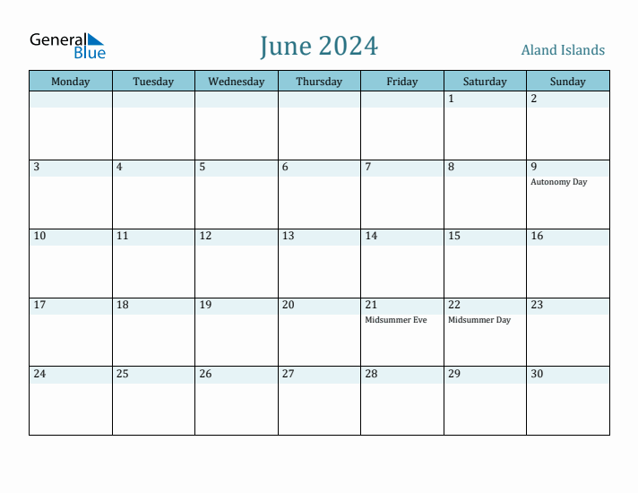 June 2024 Calendar with Holidays