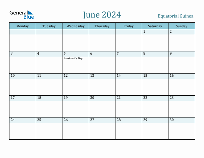 June 2024 Calendar with Holidays