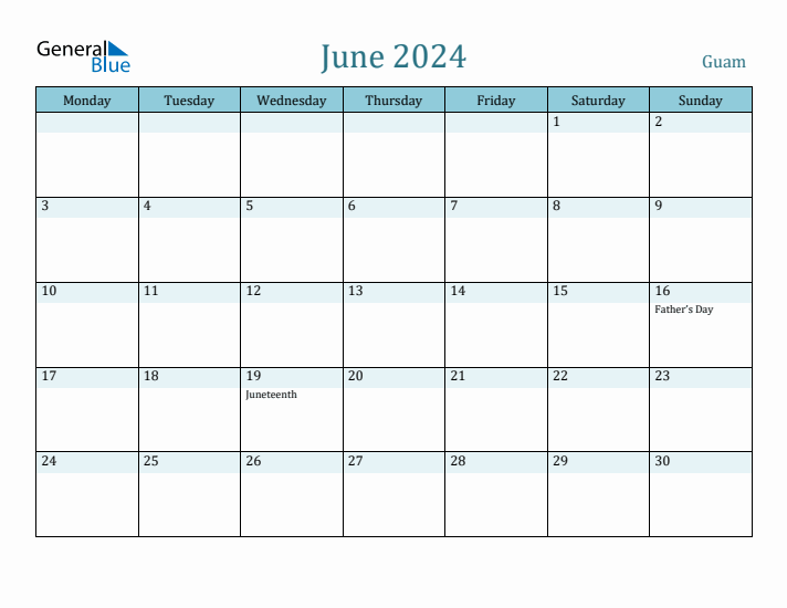 June 2024 Calendar with Holidays