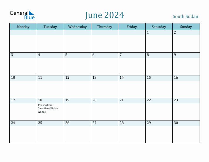 June 2024 Calendar with Holidays