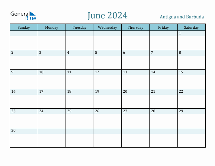 June 2024 Calendar with Holidays