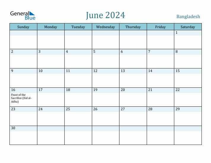 June 2024 Calendar with Holidays