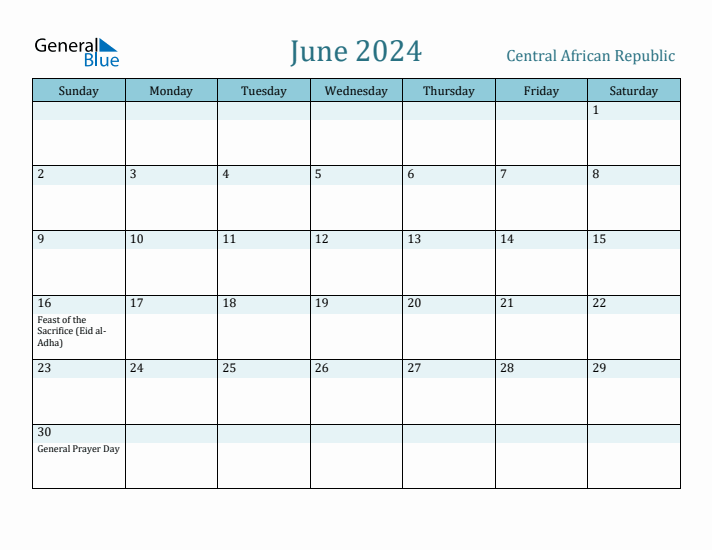 June 2024 Calendar with Holidays