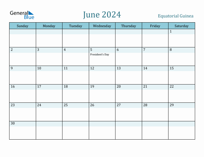 June 2024 Calendar with Holidays