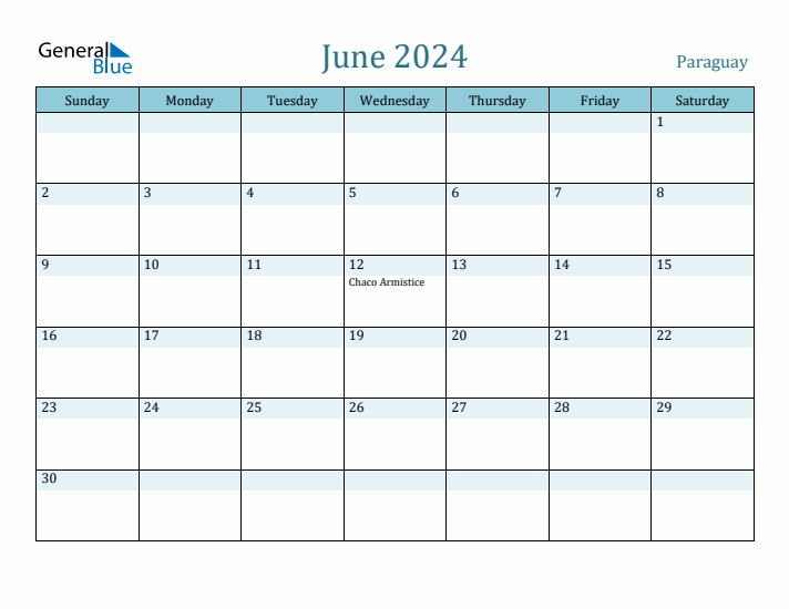 June 2024 Calendar with Holidays