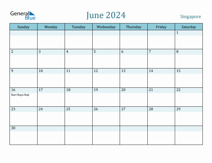 June 2024 Calendar with Holidays