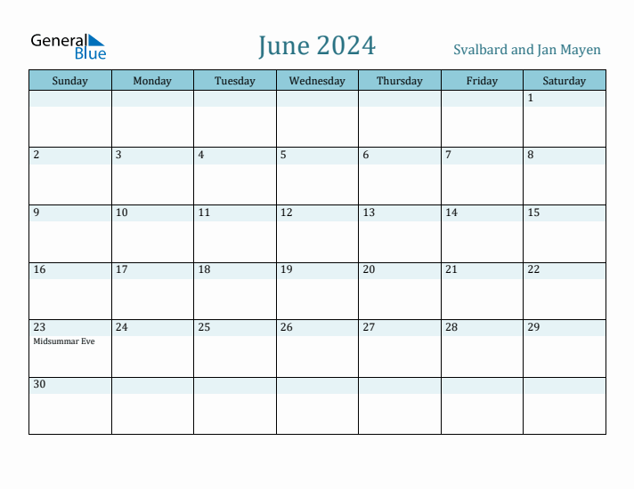 June 2024 Calendar with Holidays