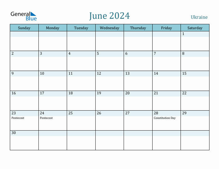 June 2024 Calendar with Holidays