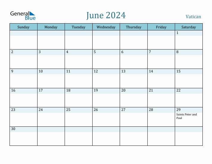 June 2024 Calendar with Holidays