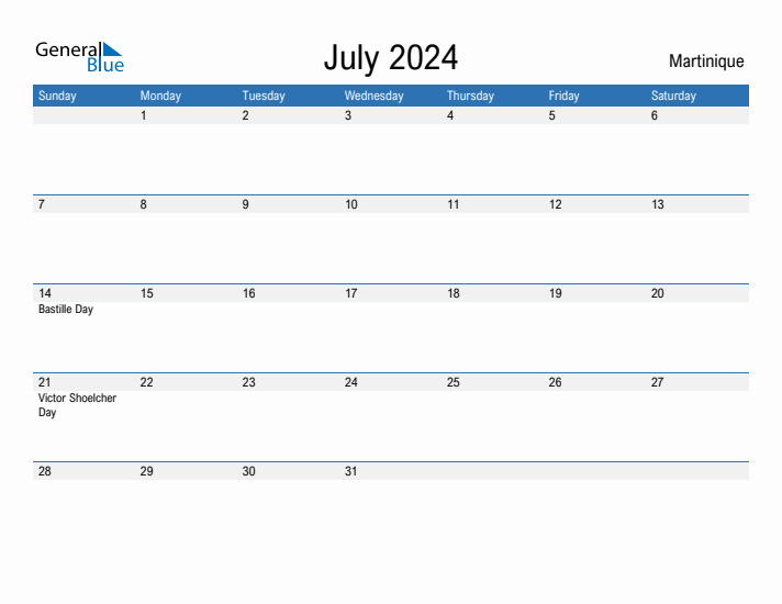 Fillable July 2024 Calendar