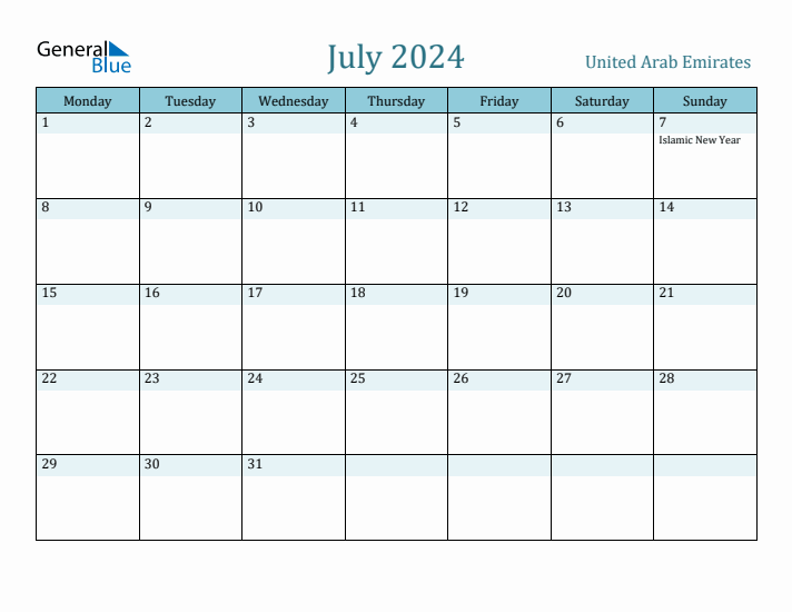 July 2024 Calendar with Holidays