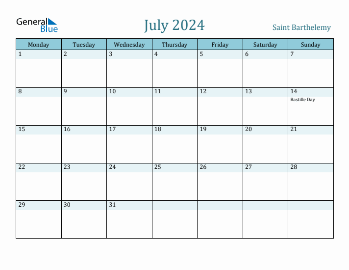 July 2024 Calendar with Holidays