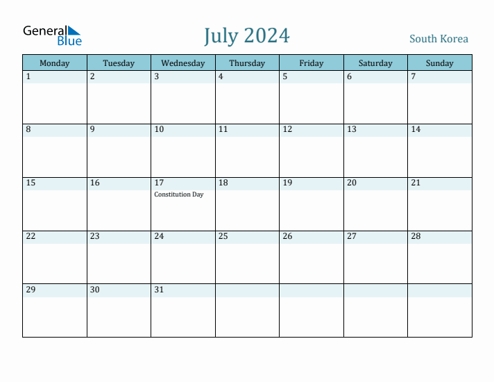 July 2024 Calendar with Holidays