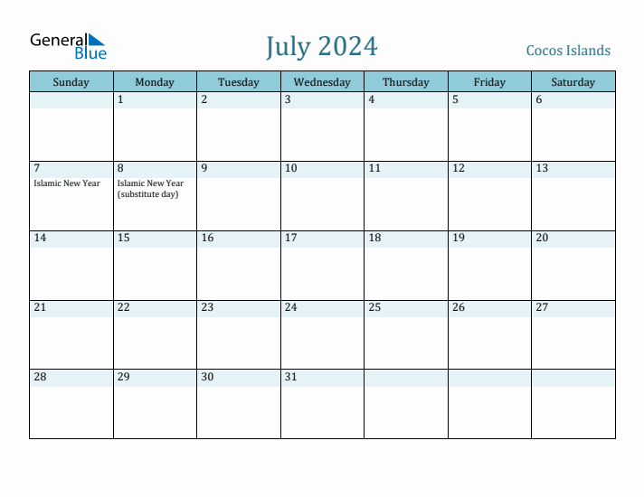 July 2024 Calendar with Holidays