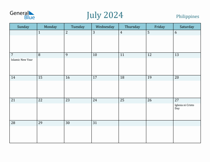 July 2024 Calendar with Holidays