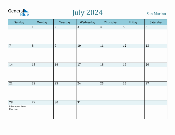 July 2024 Calendar with Holidays