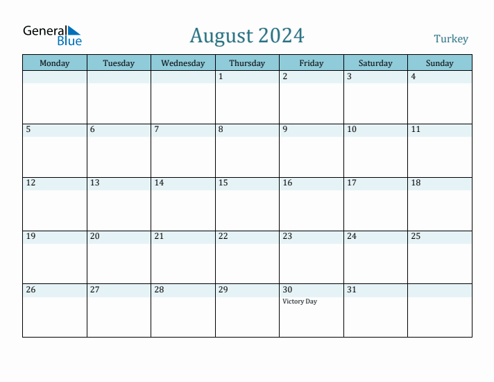 August 2024 Calendar with Holidays