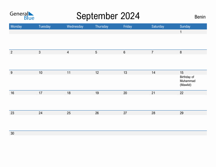 Fillable September 2024 Calendar