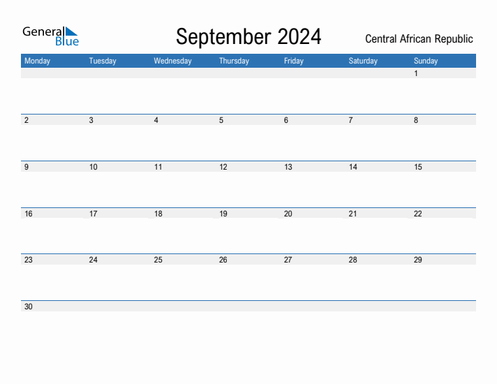 Fillable September 2024 Calendar