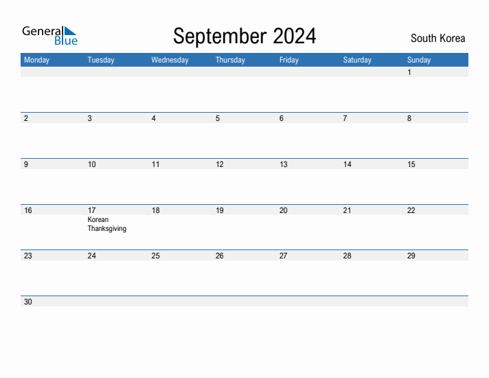 Fillable September 2024 Calendar