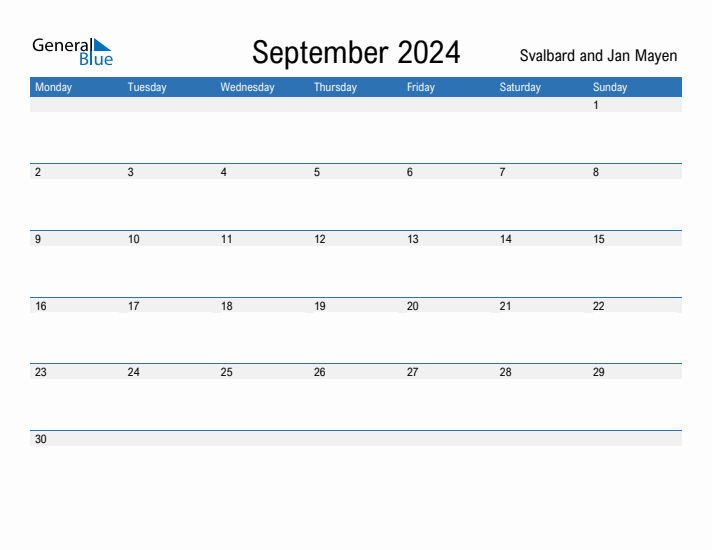 Fillable September 2024 Calendar