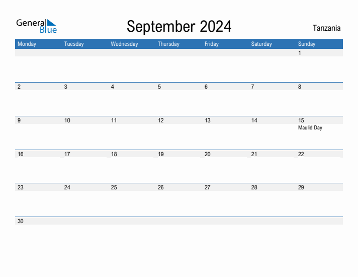 Fillable September 2024 Calendar