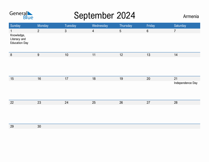 Fillable September 2024 Calendar