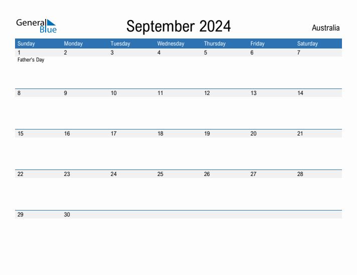 Fillable September 2024 Calendar