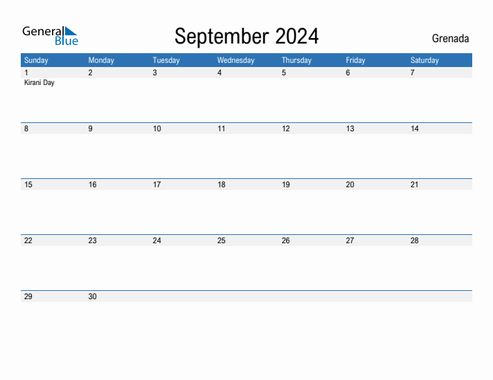 Fillable September 2024 Calendar