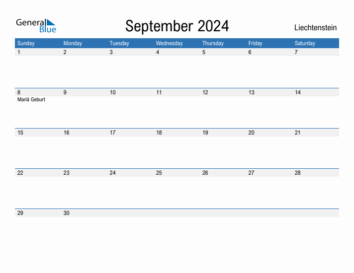 Fillable September 2024 Calendar