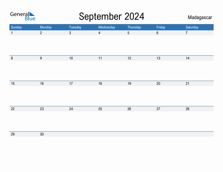 Fillable September 2024 Calendar