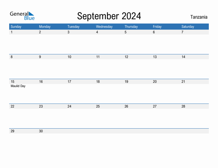 Fillable September 2024 Calendar