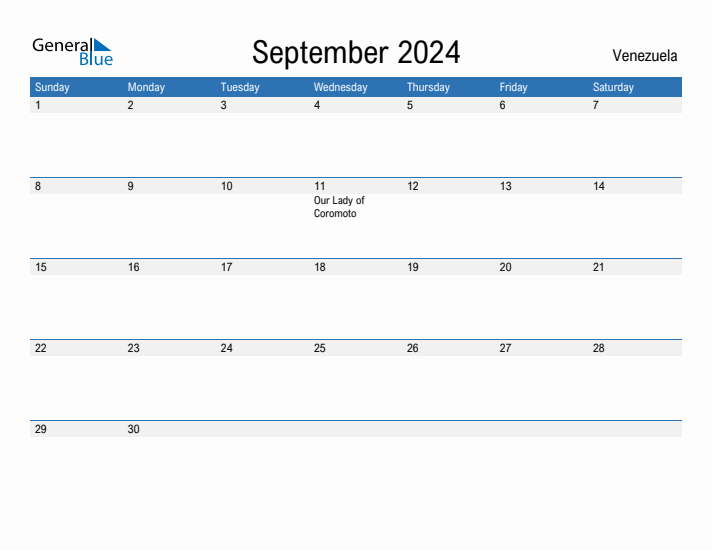 Fillable September 2024 Calendar