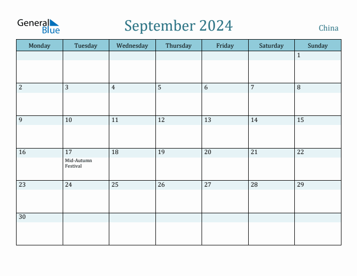 September 2024 Calendar with Holidays