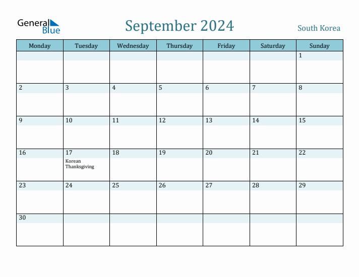 September 2024 Calendar with Holidays