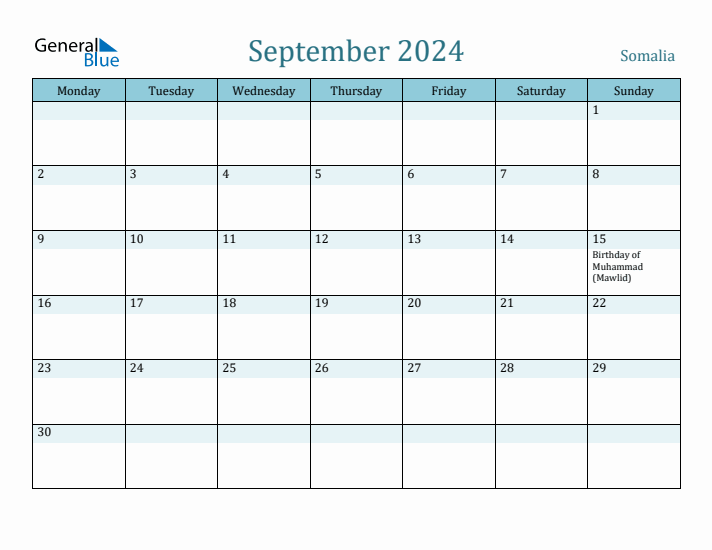 September 2024 Calendar with Holidays