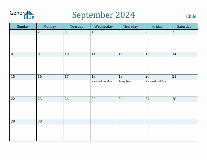 September 2024 Calendar with Holidays