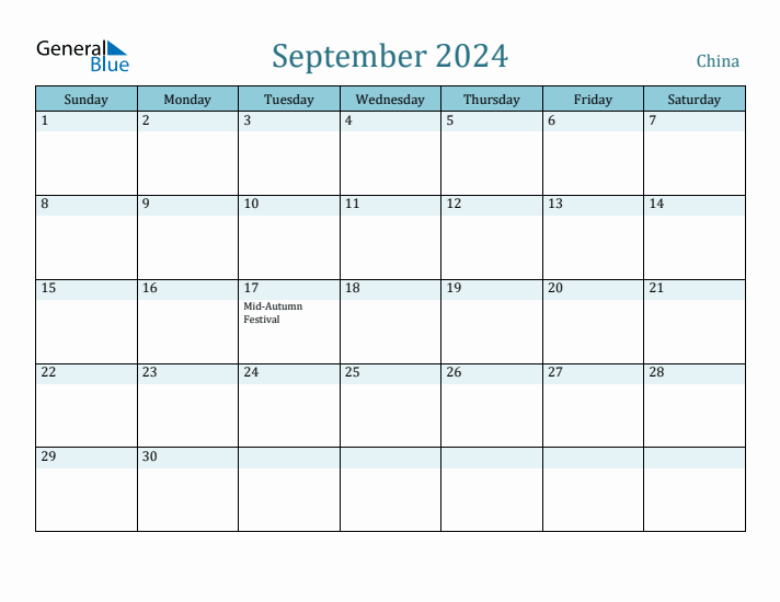 September 2024 Calendar with Holidays