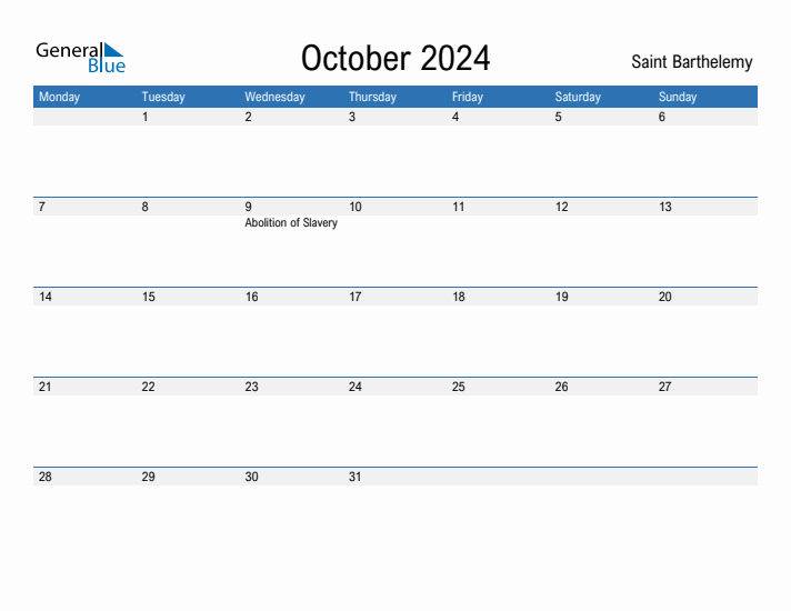 Fillable October 2024 Calendar