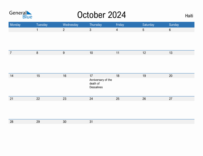 Fillable October 2024 Calendar