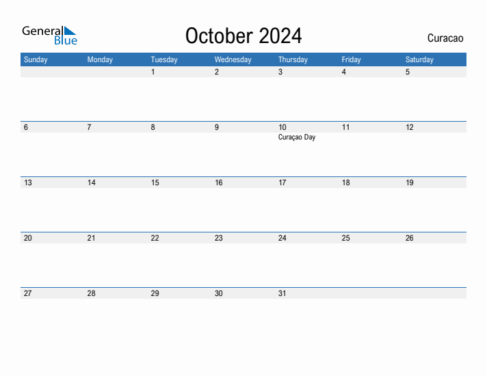 Fillable October 2024 Calendar