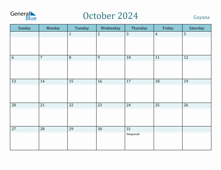 October 2024 Calendar with Holidays