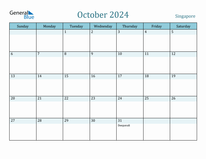 October 2024 Calendar with Holidays